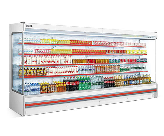 open merchandiser fridge